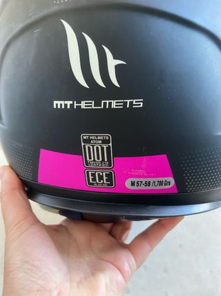 Casco MT Helmets Atom Talla M