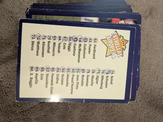 Colección completa cromos Estrellas Europeas 1996