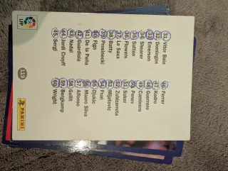 Colección completa cromos Estrellas Europeas 1996
