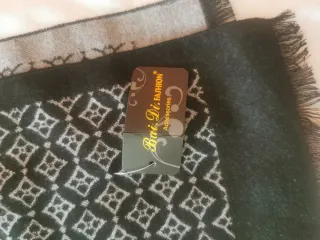 Sciarpa uomo M. Di MARRON fantasia geometrica