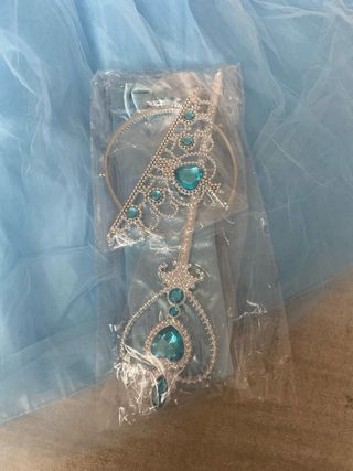 Disfraz Princesa Azul con Lentejuelas