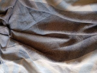 Pañoleta fular caliente azul y gris