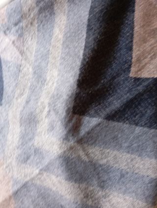 Pañoleta fular caliente azul y gris