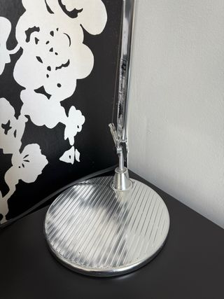 Lámpara Artemide Tolomeo Micro Plata Escritorio