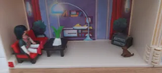 Casa familiar Playmobil con la mayoría de piezas