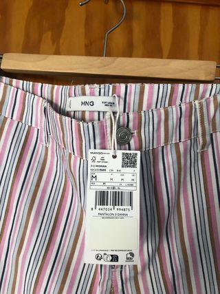 Bermudas de rayas Mango Talla M