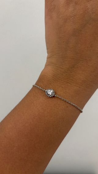 Pulsera Pandora Corazón Circonita