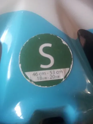 Casco bici infantil azul