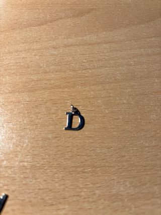 Collar bisutería letra D y Y 50 cm