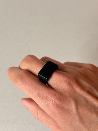 Anillo Sello Metálico Negro
