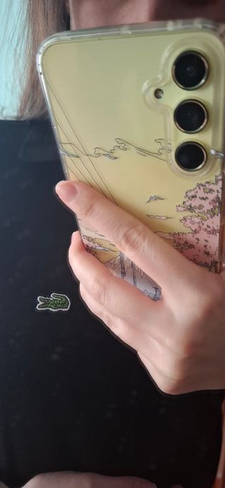 Polo Lacoste Negro Talla M