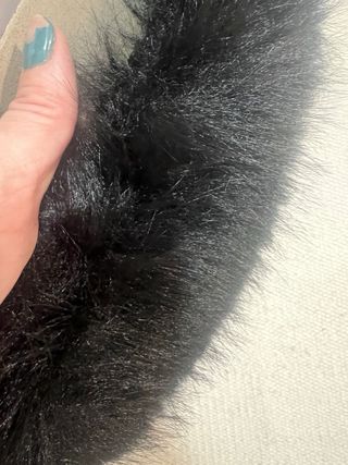 Bolso saco pelo negro