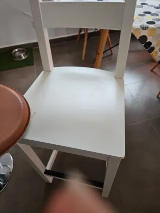 Taburete Cocina Blanco Madera Ikea