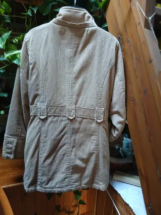 Chaquetón pana beige Talla L