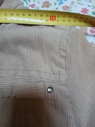 Chaquetón pana beige Talla L