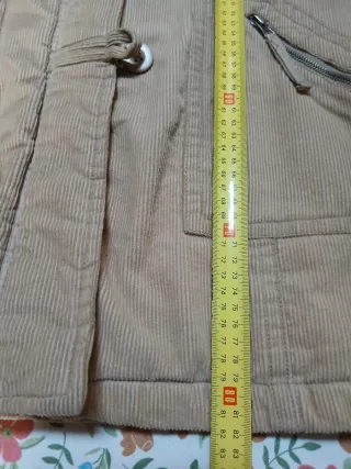 Chaquetón pana beige Talla L