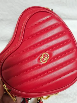 Bolso Corazón Gucci Rojo
