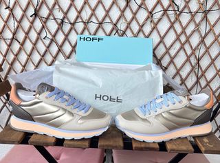Zapatillas Hoff Oro y Gris Casual