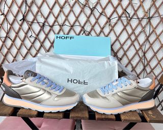 Zapatillas Hoff Oro y Gris Casual