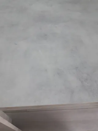 Mesa de salón extensible, moderna,solo mesa. Gris,