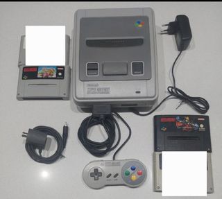 Supernintendo snes super nintendo con 2 giochi