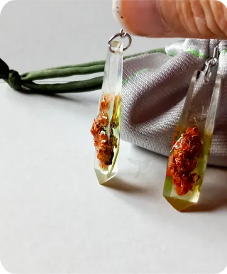 Juego de pendientes.