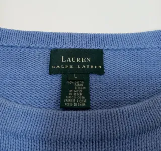 Jersey Ralph Lauren Azul Talla L