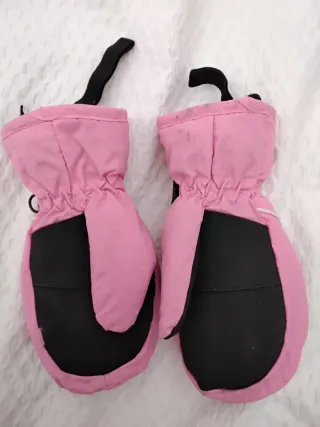 Manoplas Nieve Niña Rosas talla 3 boriken