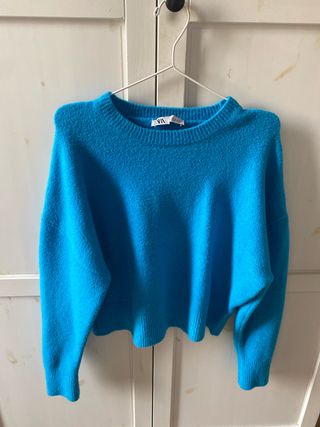 Jersey Zara Azul Talla S