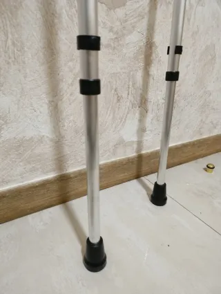 Bastones codo aluminio ajustables