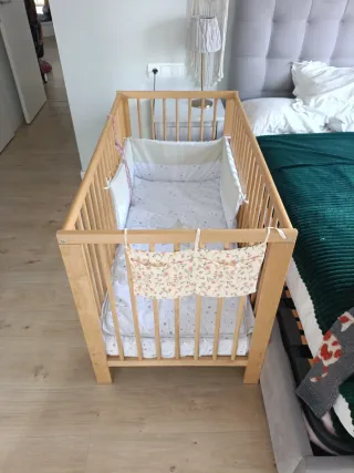 Cuna IKEA (+colchón babykeeper valorado en 200€)
