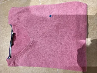 Jersey Pico Coderas Hombre Rosa