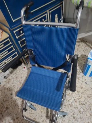 Silla ruedas aluminio casa