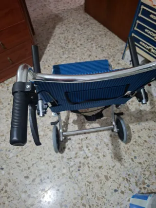 Silla ruedas aluminio casa