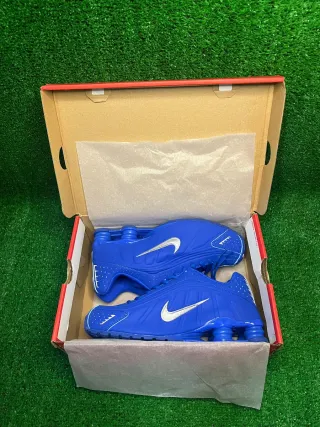 Zapatillas  Shox Azules Plata