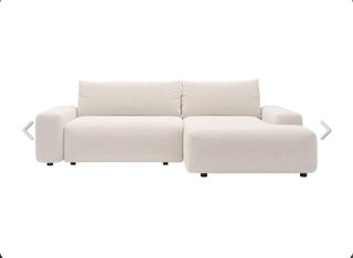 Sofá Cama Chaise Lounge Beige