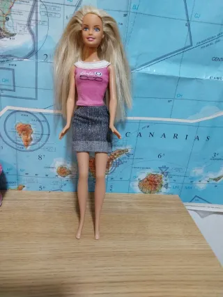 Casita de Barbie con muñeca Barbie
