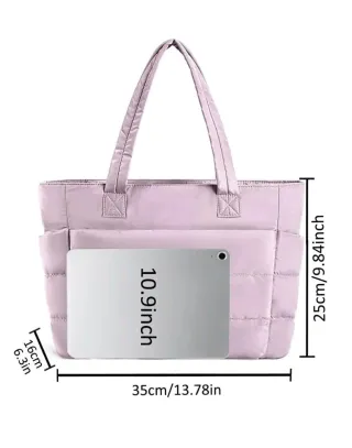 Bolso Lila de Viaje Oficina Universidad