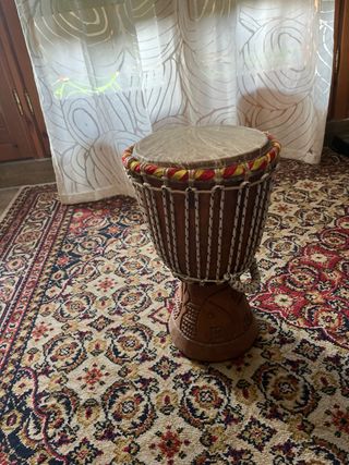 Timbal de Madera y Piel