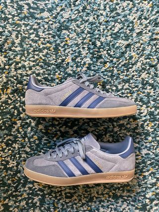 Zapatillas Adidas Gazelle Indoor Grises/Azules