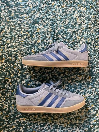 Zapatillas Adidas Gazelle Indoor Grises/Azules