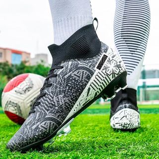 Botas de fútbol Donbest para hombre, botas de fútbol altas con clavos