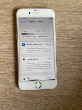 iPhone 7 32GB Blanco con protector de pantalla