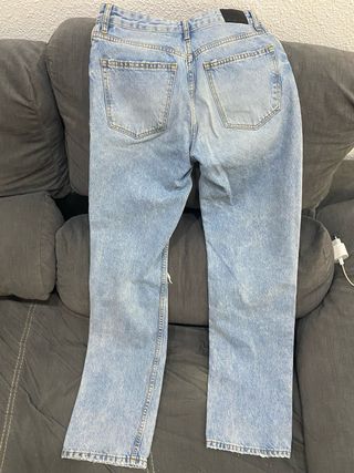 Pantalones vaqueros mujer con parches