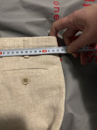 Traje comunión de lino para niño, beige y blanco