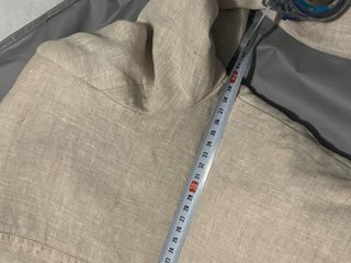 Traje comunión de lino para niño, beige y blanco