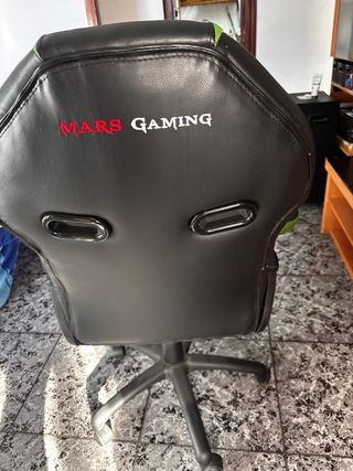 Silla Gaming Mars Gaming Negra y Verde