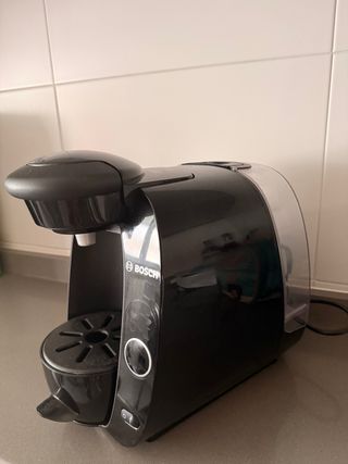 Cafetera Bosch Cápsulas Negra