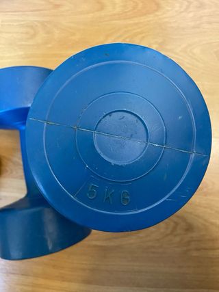 Mancuernas 5 kg y 1.5 kg (2 unidades)