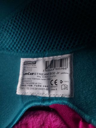 Casco de esquí Wed'ze amarillo